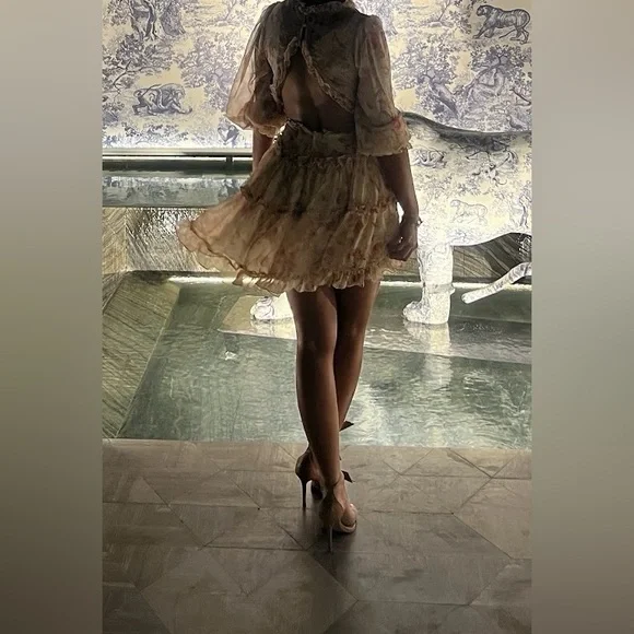 Floral Ruffle Dress - Picture 4 of 4